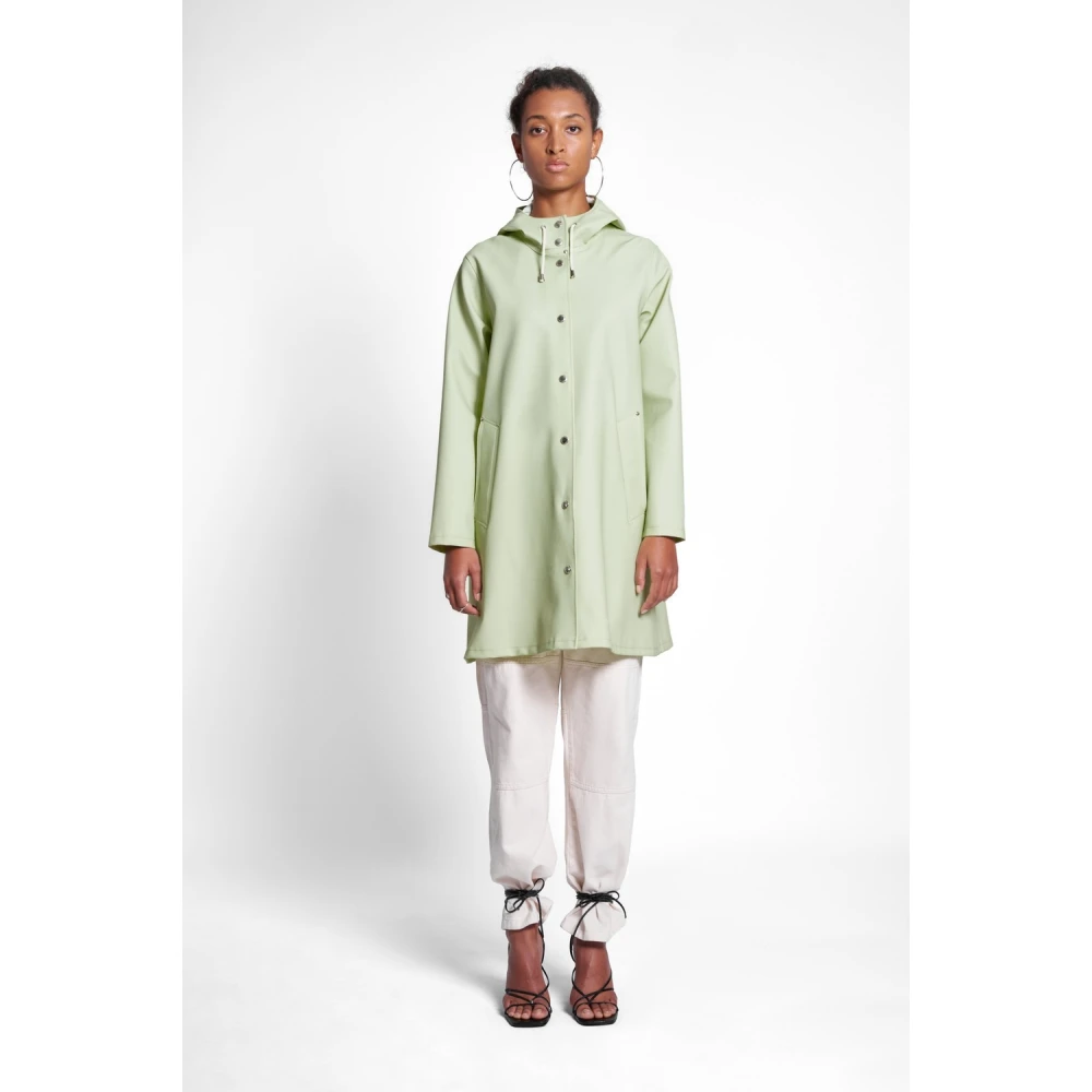 Stutterheim Stockholm Hilltop Raincoat Green Dames
