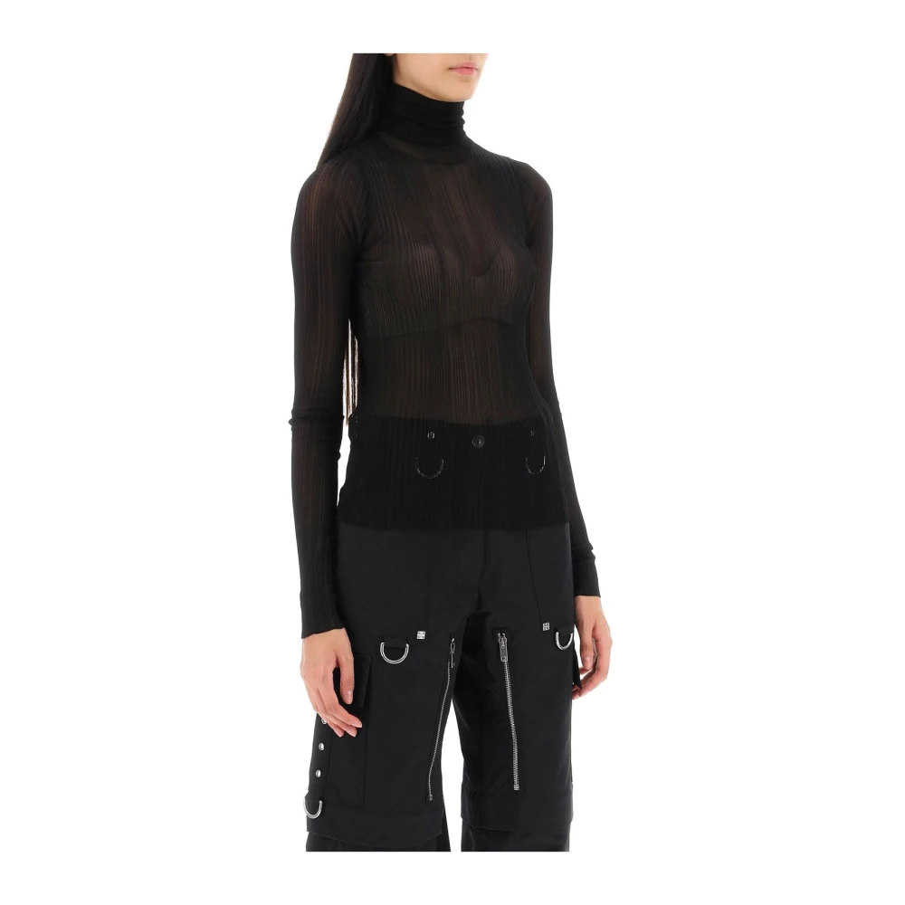 Givenchy Stijlvolle Gebreide Pullover Trui Black Dames