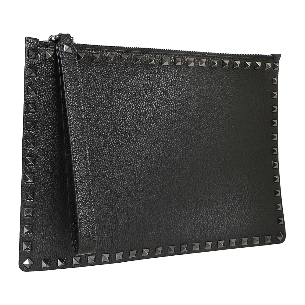 Valentino Garavani Rockstud Pouch Black Heren