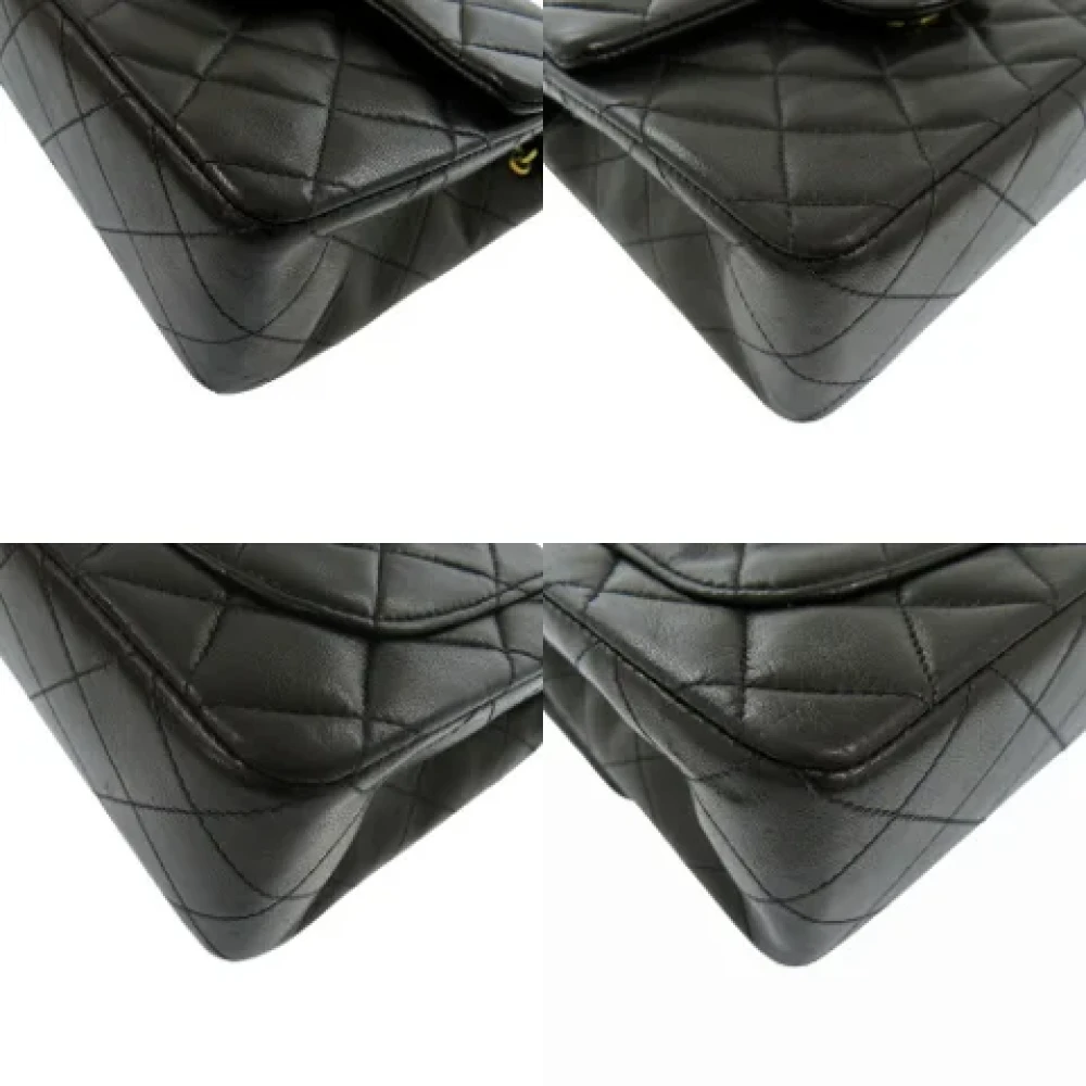 Chanel Vintage Pre-owned Leather shoulder-bags Black Dames