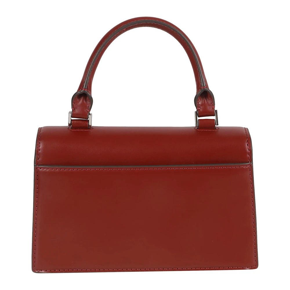 TORY BURCH Colorblock Mini Top-Handle Tas Red Dames