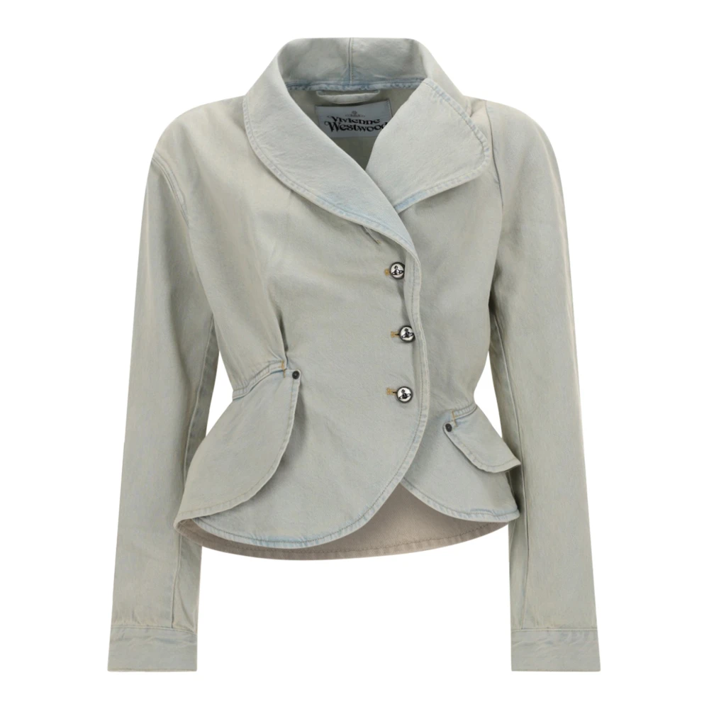 Vivienne Westwood Blue Denim Jackets, Female, M, Stormy Denim Jacket