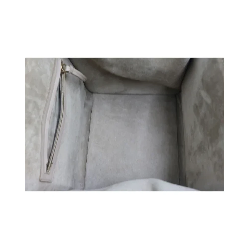 Celine Vintage Pre-owned Leather totes Beige Dames