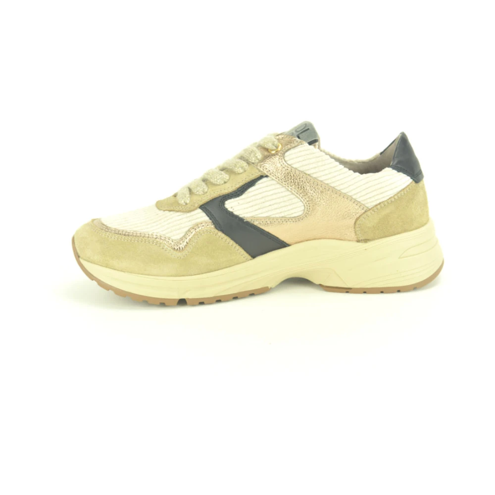 DL Sport Ribvelour Runner N. Dames Schoenen Beige