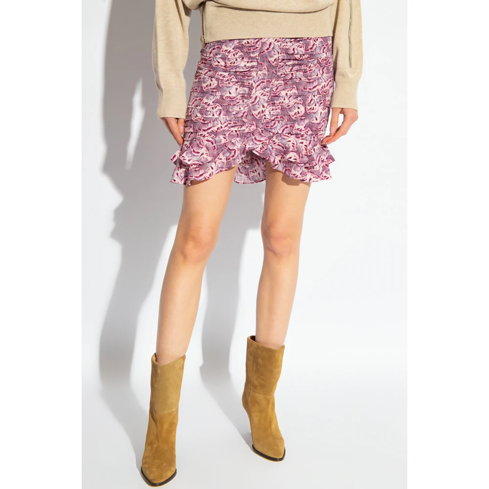 Isabel marant Milendi zijden rok Pink Dames