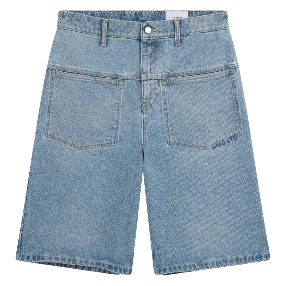 Axel Arigato Men's Blue Invert Denim Shorts - Denim Shorts - W32 - Shorts