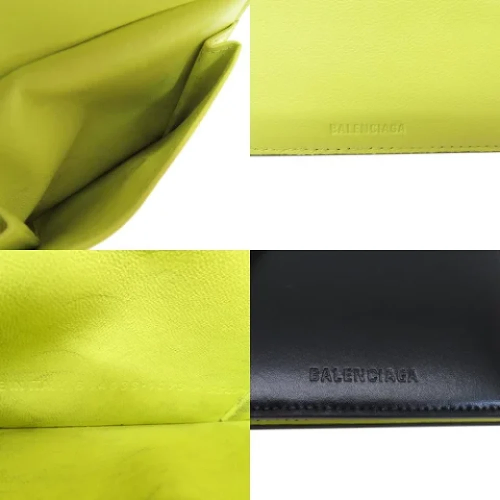 Balenciaga Vintage Pre-owned Leather wallets Black Dames