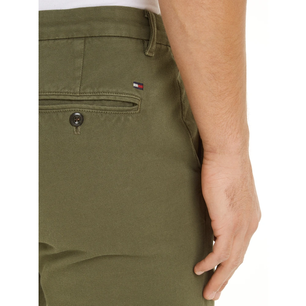 Tommy Hilfiger Groene Chinos Bleecker Struc Broek Green Heren