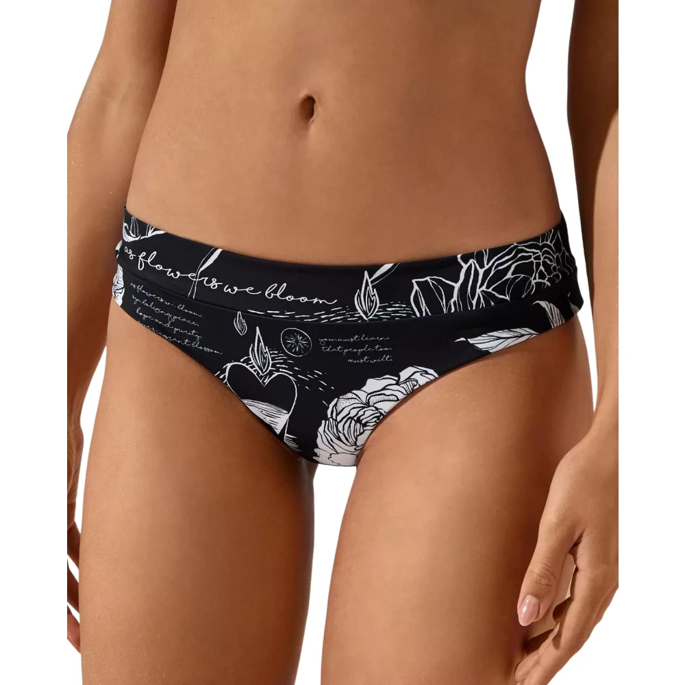 Agua by Agua Bendita Sydelle Bikiniunderdel Svart-Vitt Tryck Black, Dam