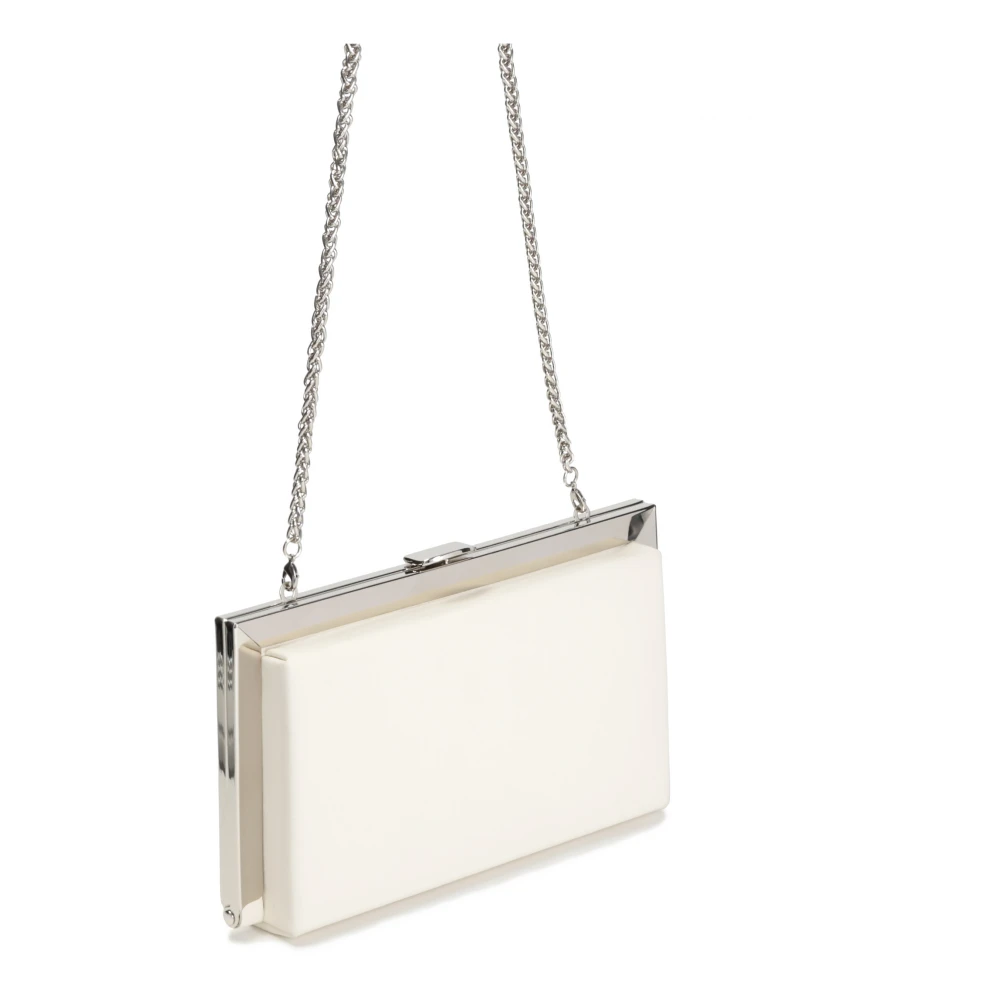 Kazar Dames off-white clutch tas White Dames