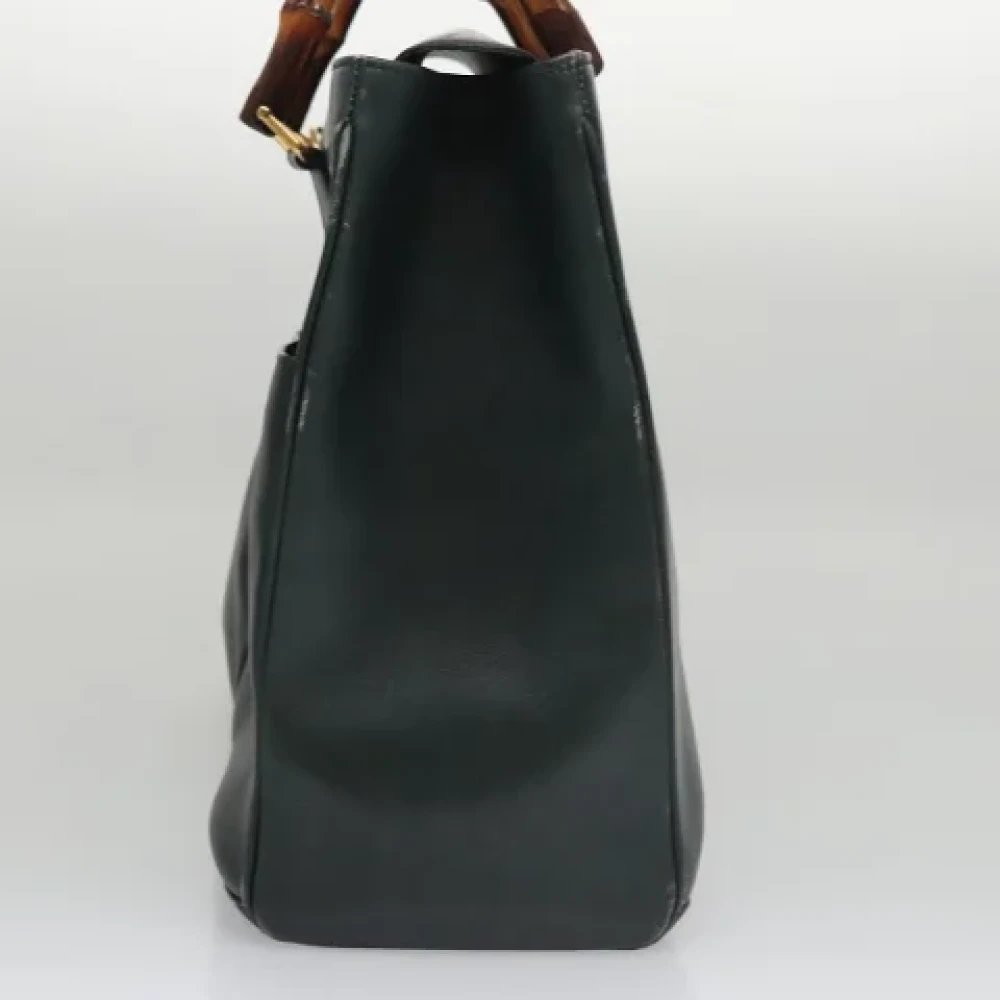 Gucci Vintage Pre-owned Leather handbags Black Dames