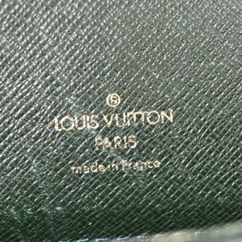 Louis Vuitton Vintage Pre-owned Leather backpacks Green Dames