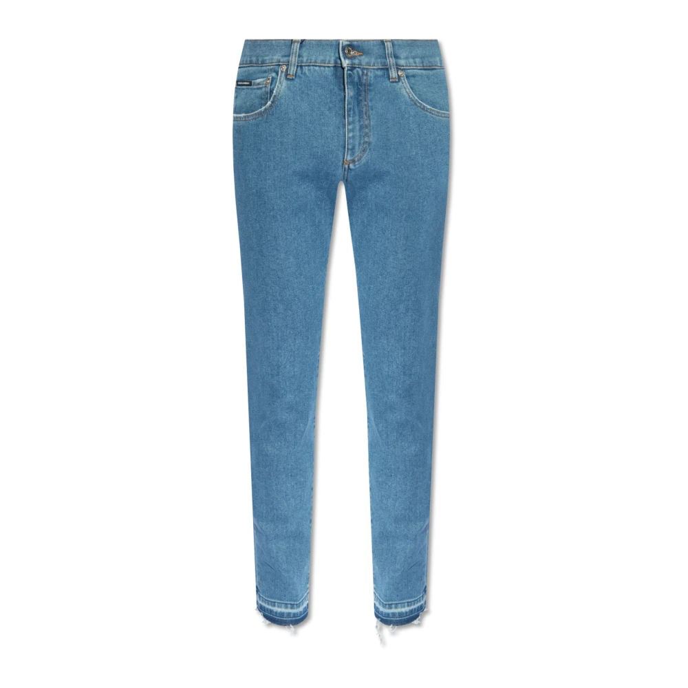 Dolce & Gabbana Slim-Fit Stretch Denim Jeans Blue Heren