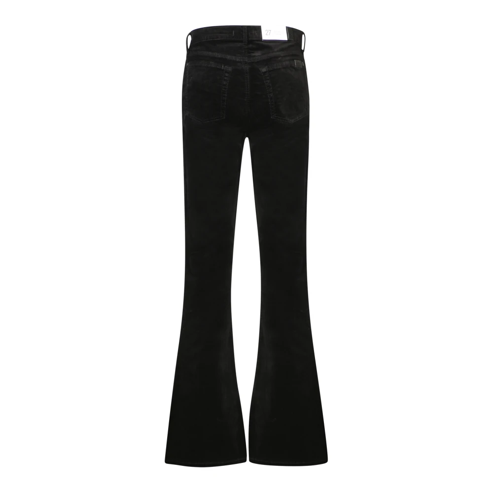 7 For All Mankind Zwarte Jeans voor Vrouwen Aw24 Black Dames