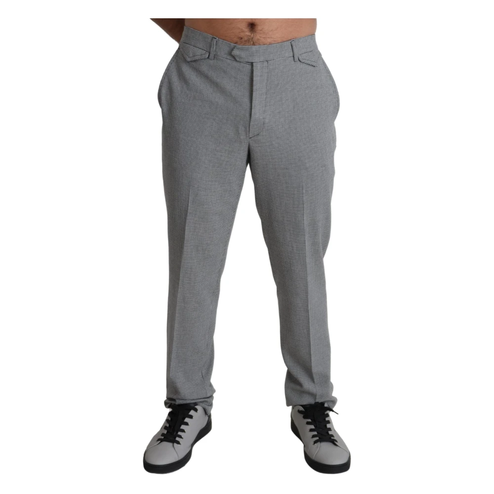 Bencivenga Grijze Geruite Jurkformele Broek Gray Heren