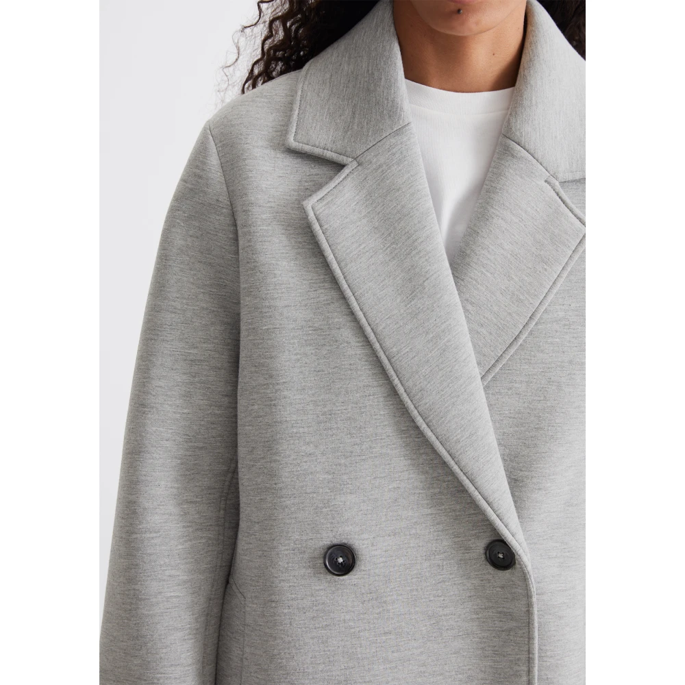 Marc O'Polo Scuba jersey coat regular Gray Dames