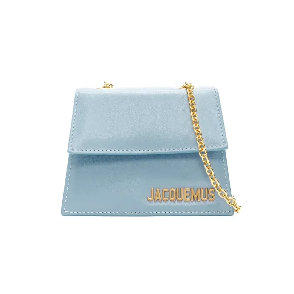 Jacquemus Pre-owned Leather crossbody-bags Blue Dames