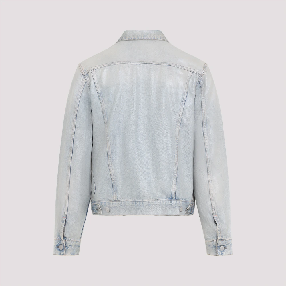Acne Studios Lichtblauwe Denim Jack Blue Heren