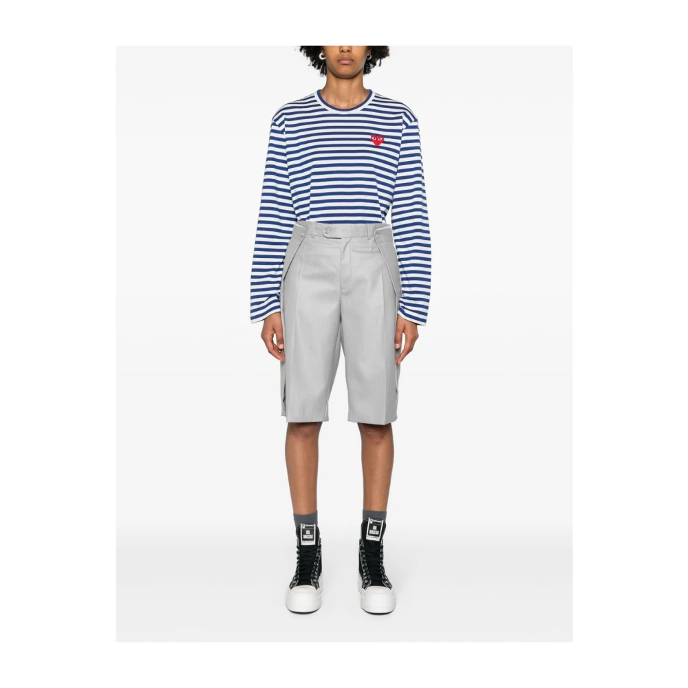 Comme des Garçons Play Stijlvolle T-shirts en Polos Blue Dames