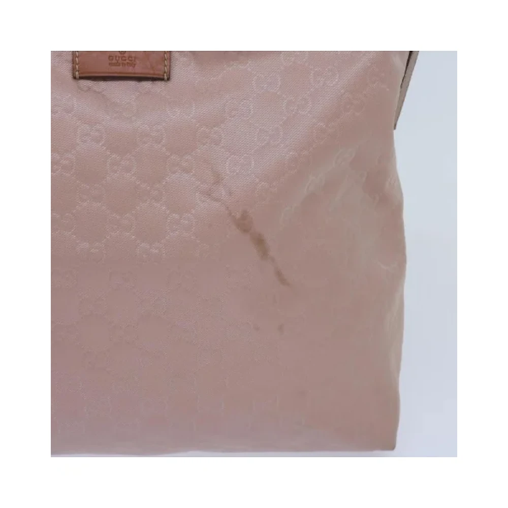 Gucci Vintage Pre-owned Canvas gucci-bags Pink Dames