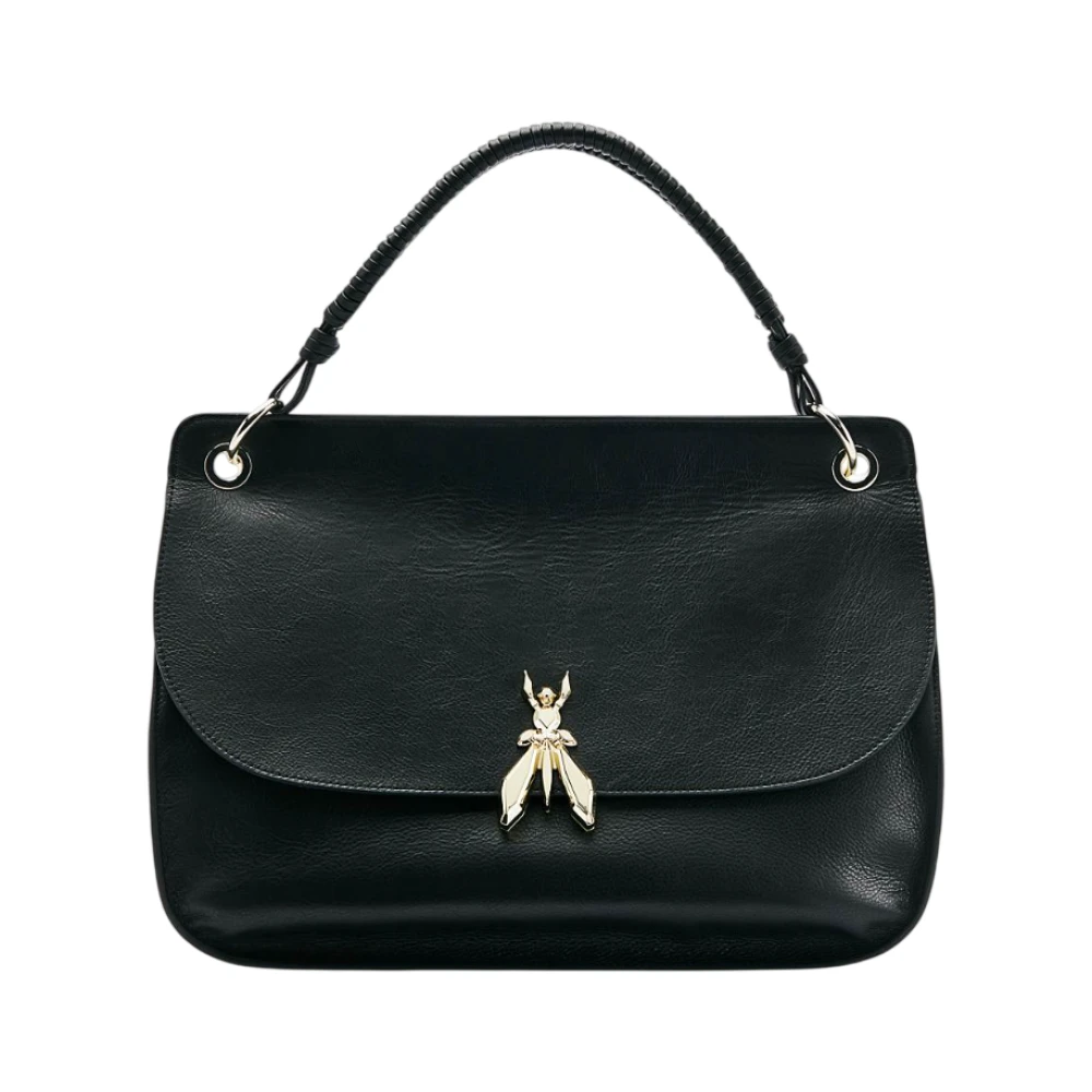 Patrizia Pepe Donna Nero - Borsa A Mano In Pelle Liscia - Bags - One Size