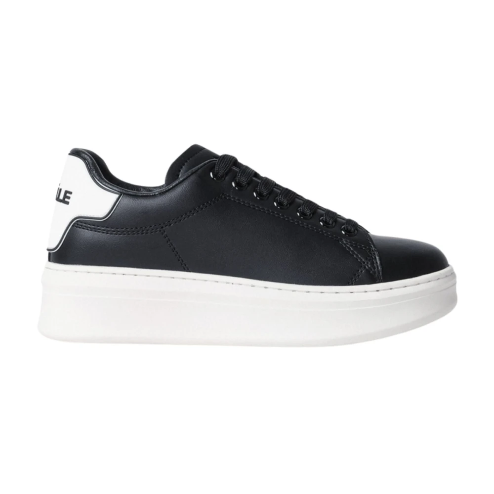Gaëlle Paris Zwarte Sneakers met Rubberen Patch Dames Dames Schoenen