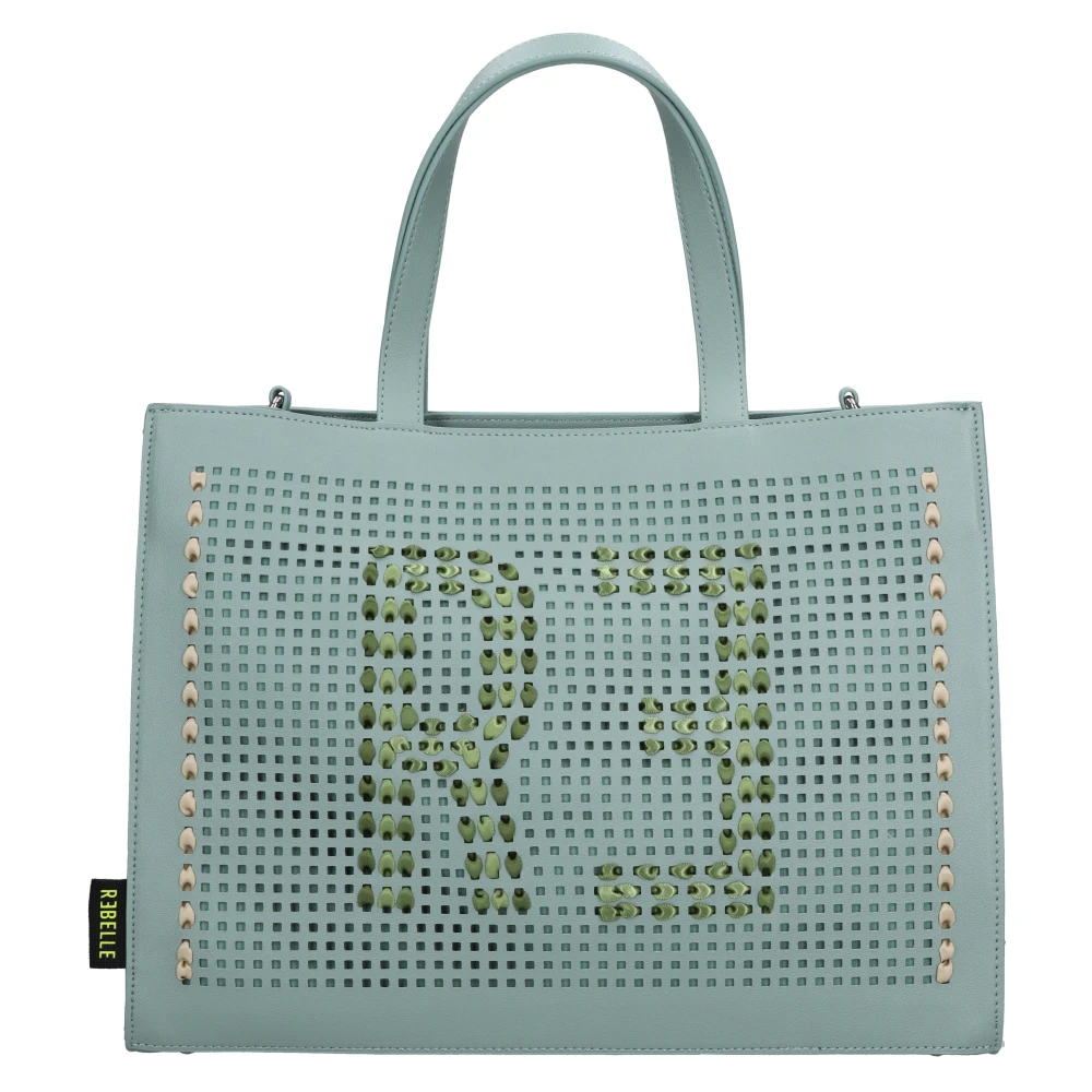 Rebelle Vrouw Groente Leren Tote Bag