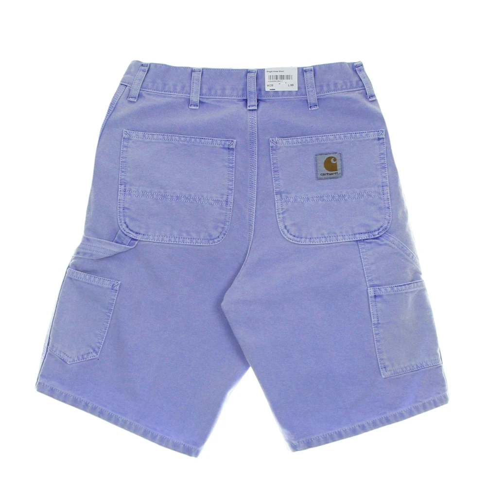 Carhartt WIP Vervaagde Korte Kniebroek voor Mannen Blue Heren