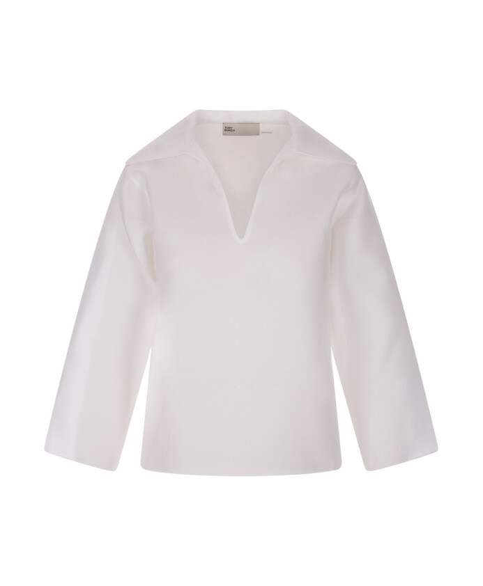 blouse-en-soie-a-col-ouvert