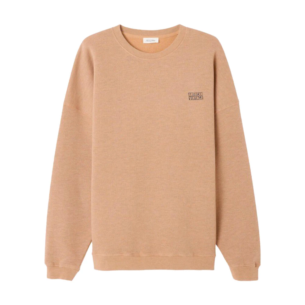 American vintage Sweatshirt Doven Beige Heren