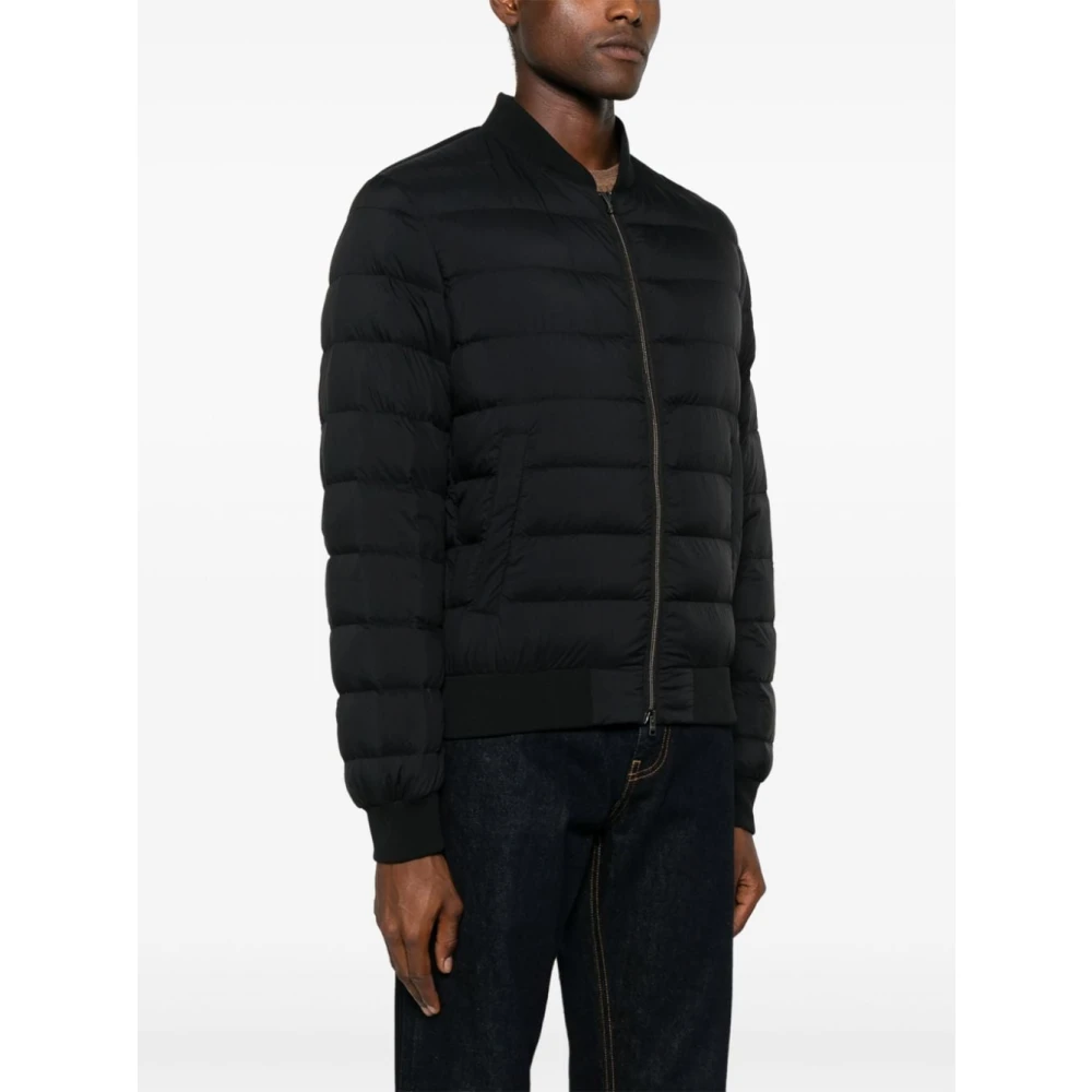 Herno Zwarte Parka voor Mannen Aw24 Black Heren