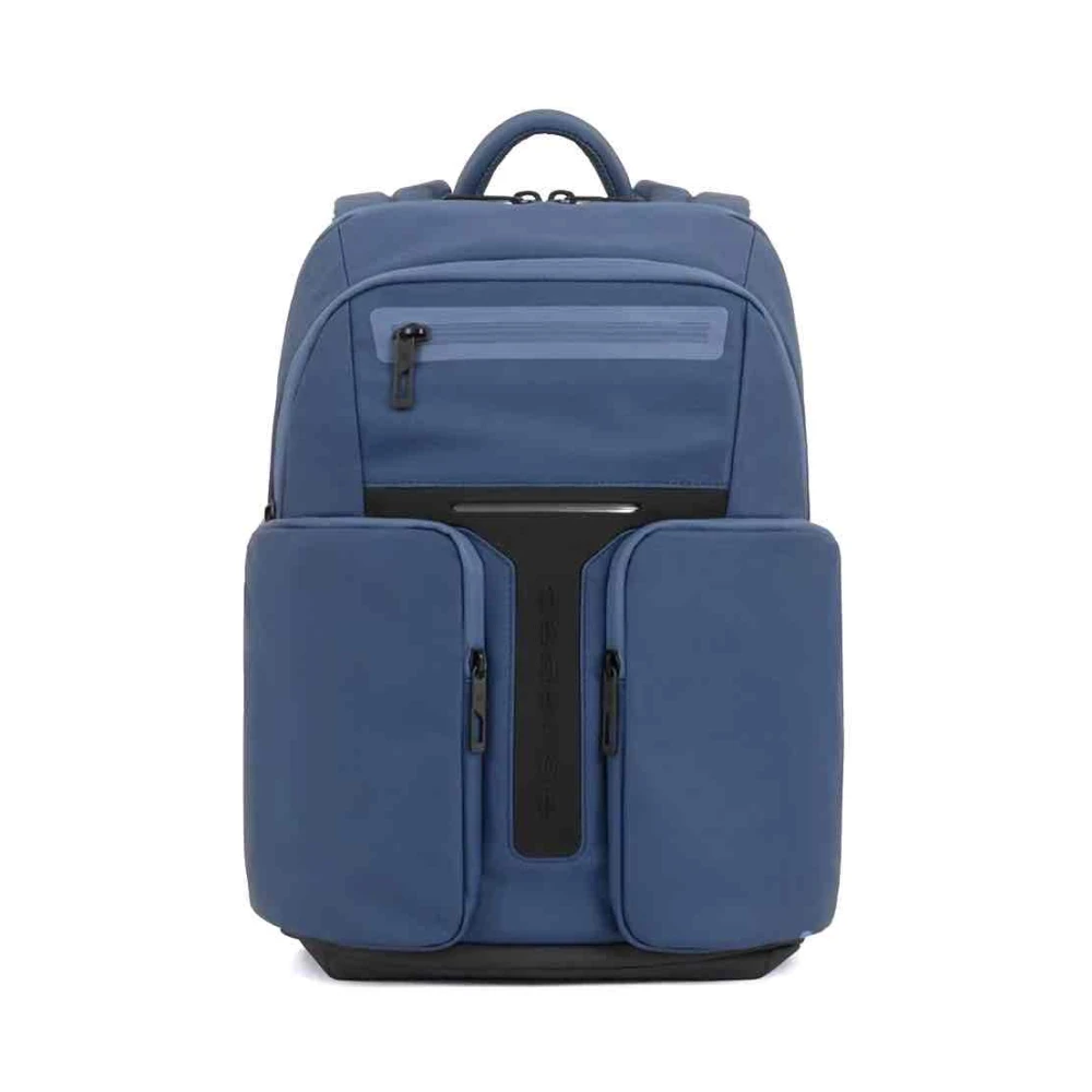 Piquadro Backpacks Blue Heren