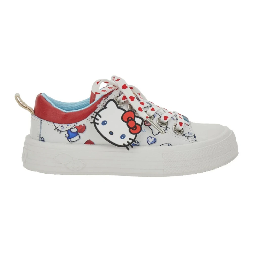 Monnalisa Girls Multicolor Hello Kitty Trainers - Kids Sneakers - 32 Eu - Kids