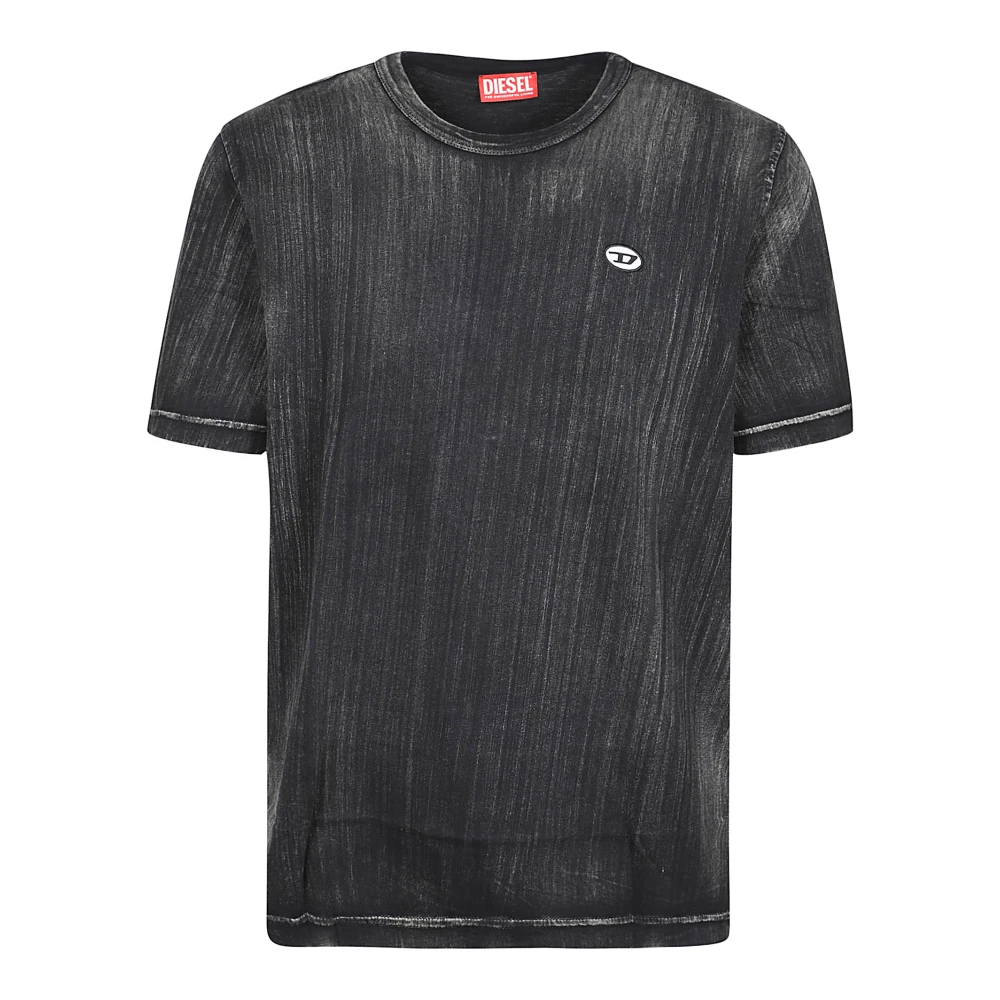 Diesel Verstelbaar T-shirt voor mannen Black Heren