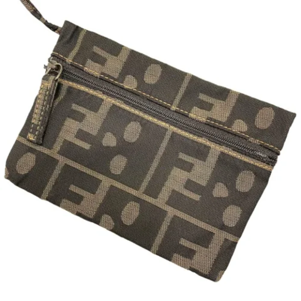 Fendi Vintage Pre-owned Fabric fendi-bags Brown Dames