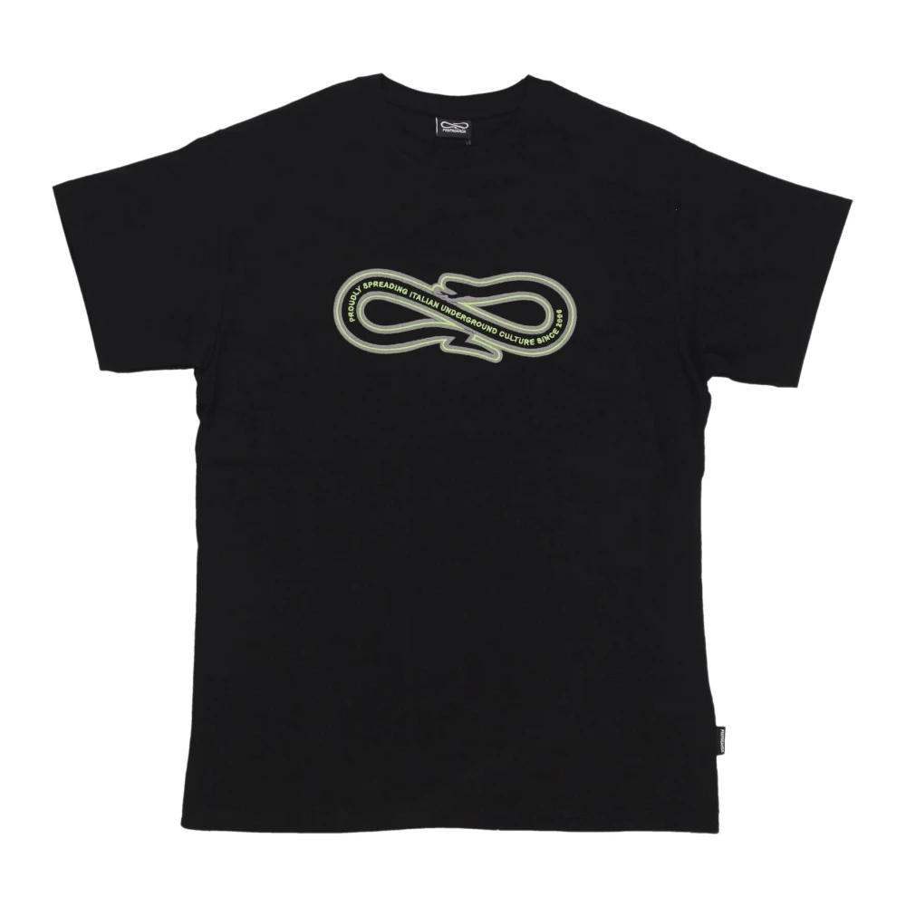 Propaganda Logo Baseball Tee Zwart Black Heren