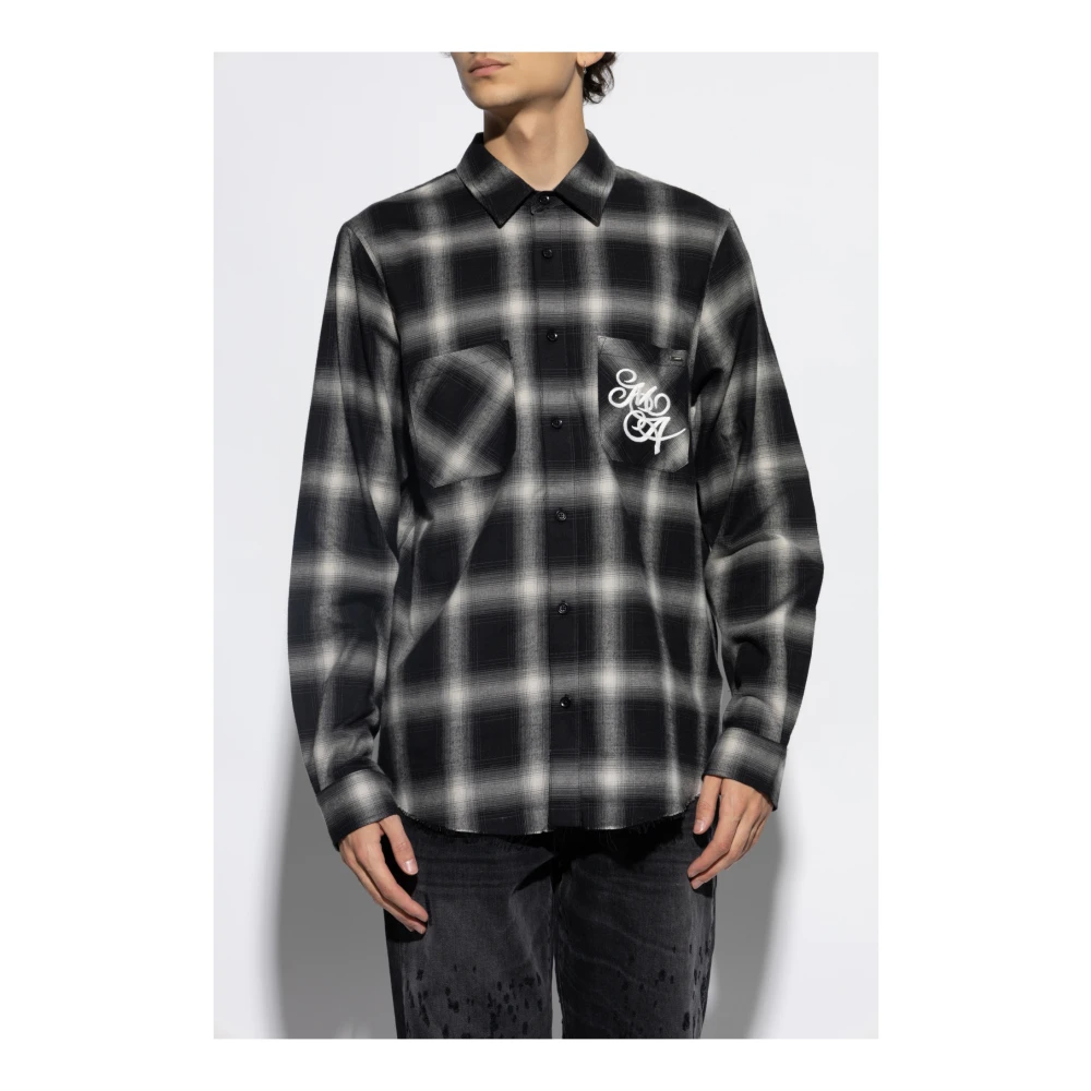 Amiri Logo shirt Black Heren