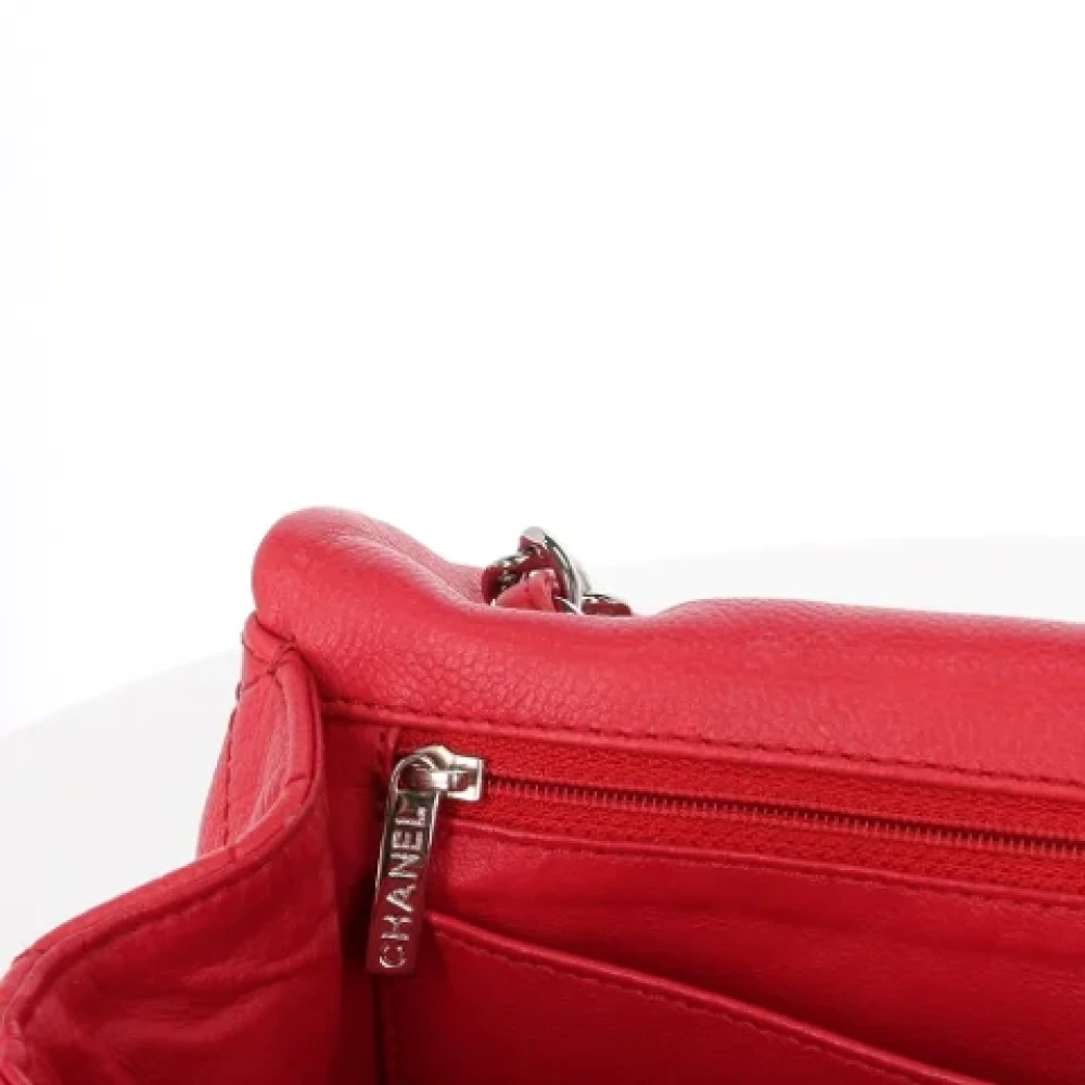 Chanel Vintage Pre-owned Leather chanel-bags Red Dames