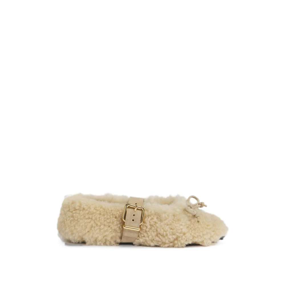 Marni Women's Beige Soft Dancer Shoes - Woman Flats Eu - 36 - Image 3