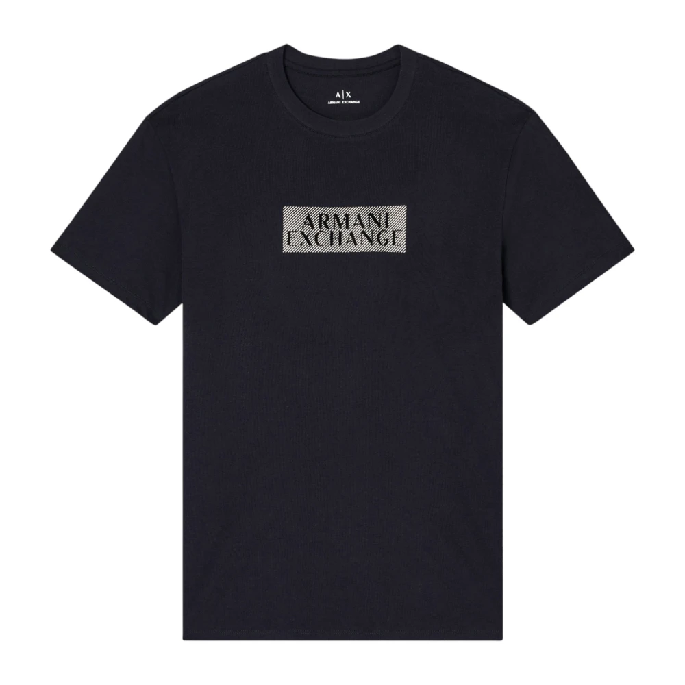 Armani Exchange Hombre Negro Camisetas, Talla: Xl