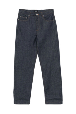 indigo-blue-denim-straight-leg-jeans