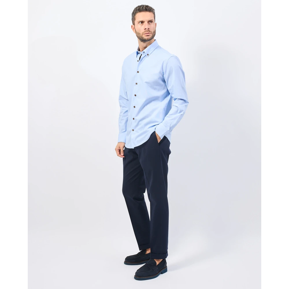 Bugatti Heldere Blauwe Klassieke Overhemd Blue Heren