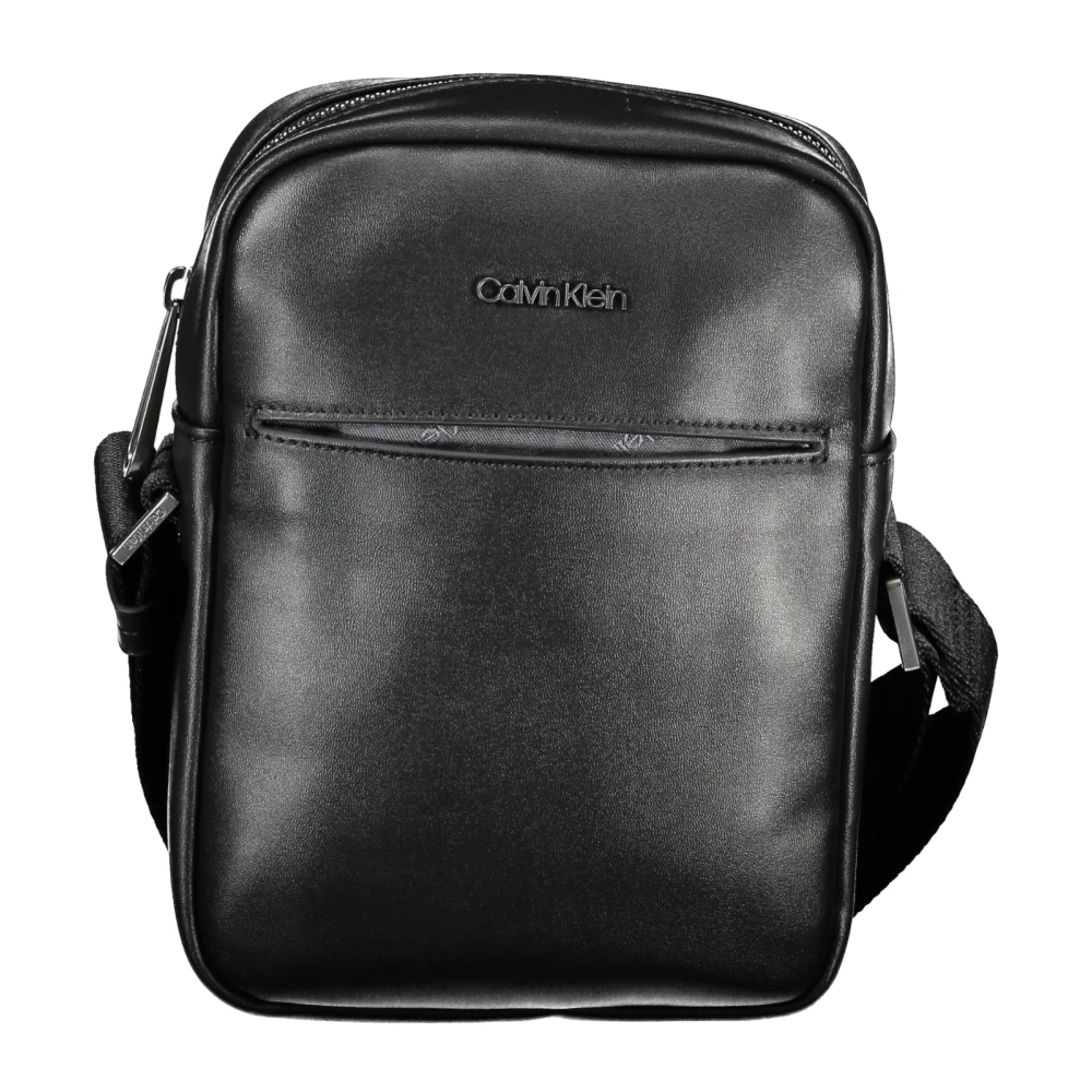 Calvin Klein Eco-Chic Zwarte Schoudertas met Logodetail Black Heren