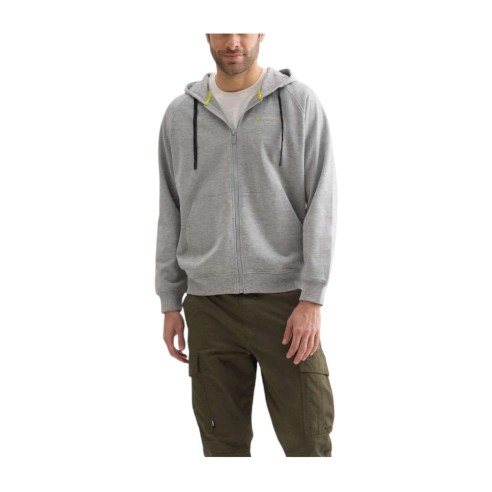 Munich Men's Gray Tape Hoodie With Urban Style