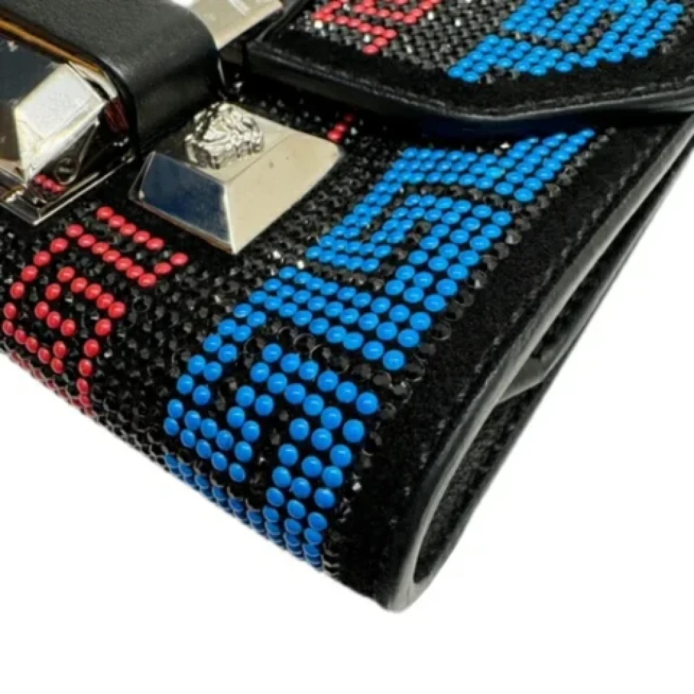 Versace Pre-owned Leather shoulder-bags Multicolor Dames