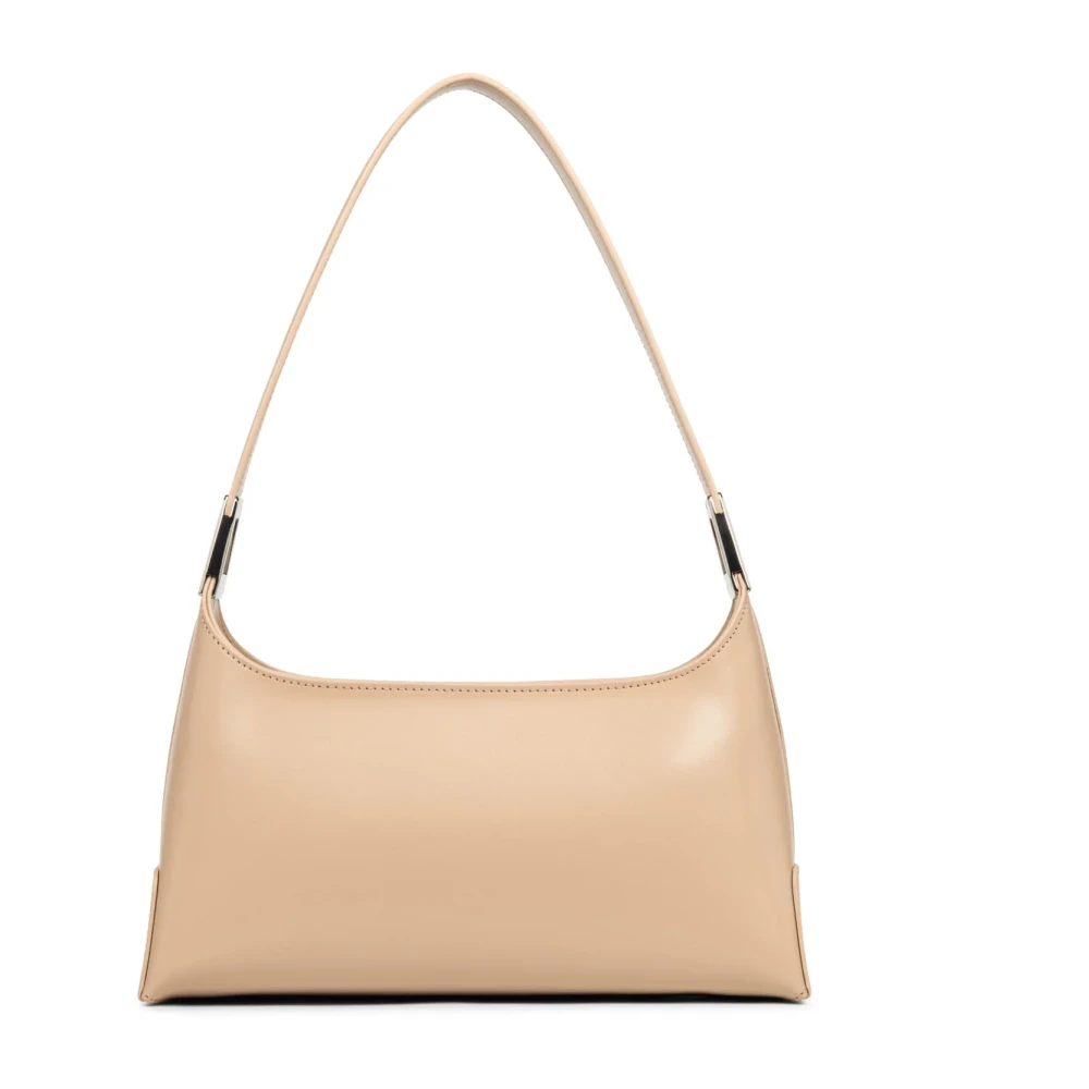 Lancaster Suave Even Flap Handtas met Metalen Sluiting Beige Dames