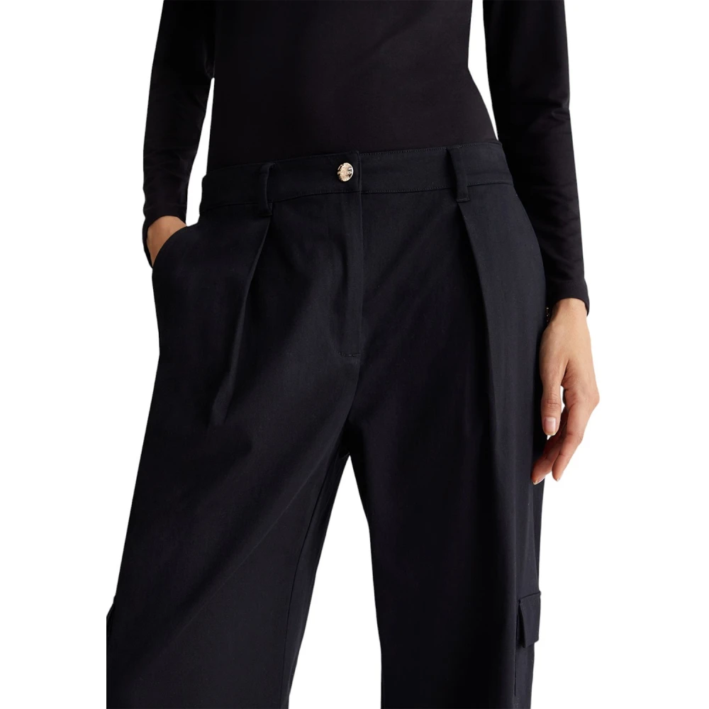 Liu Jo Zwarte Broek Tf4254 T2603 Black Dames