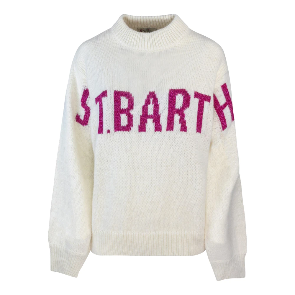 MC2 Saint Barth Alpaca après-ski sweater White Dames