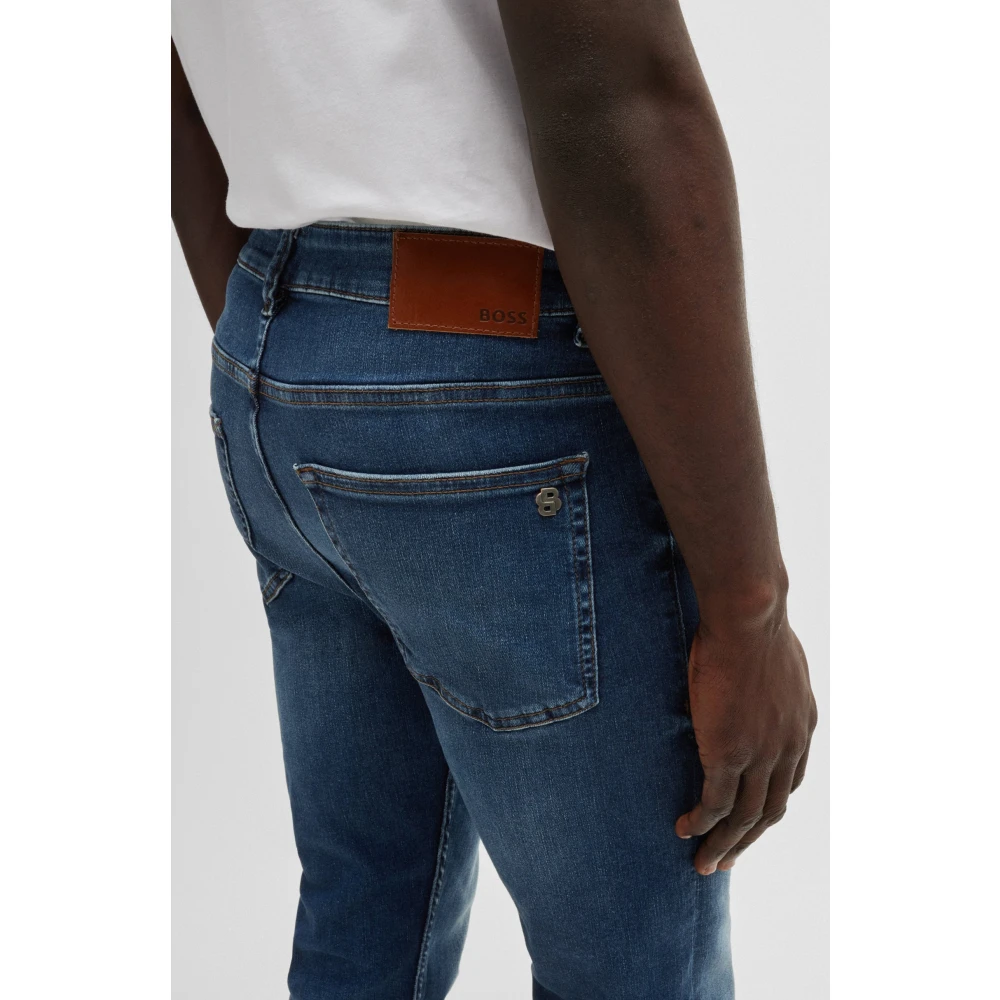 Boss Orange Stijlvolle Denim Jeans Blue Heren