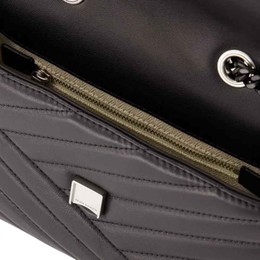 TORY BURCH Leather shoulder-bags Black Dames